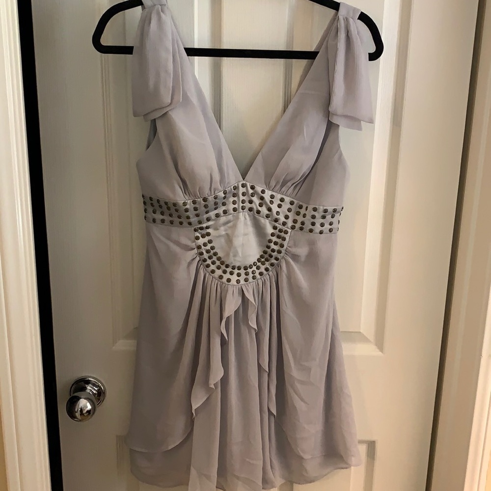 BCBG Gray Mini Dress size 6